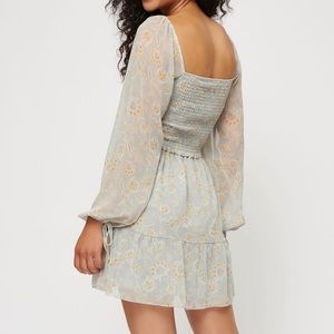 Dynamite Smocked Mini Dress - Aritzia Temptest Dress Dupe